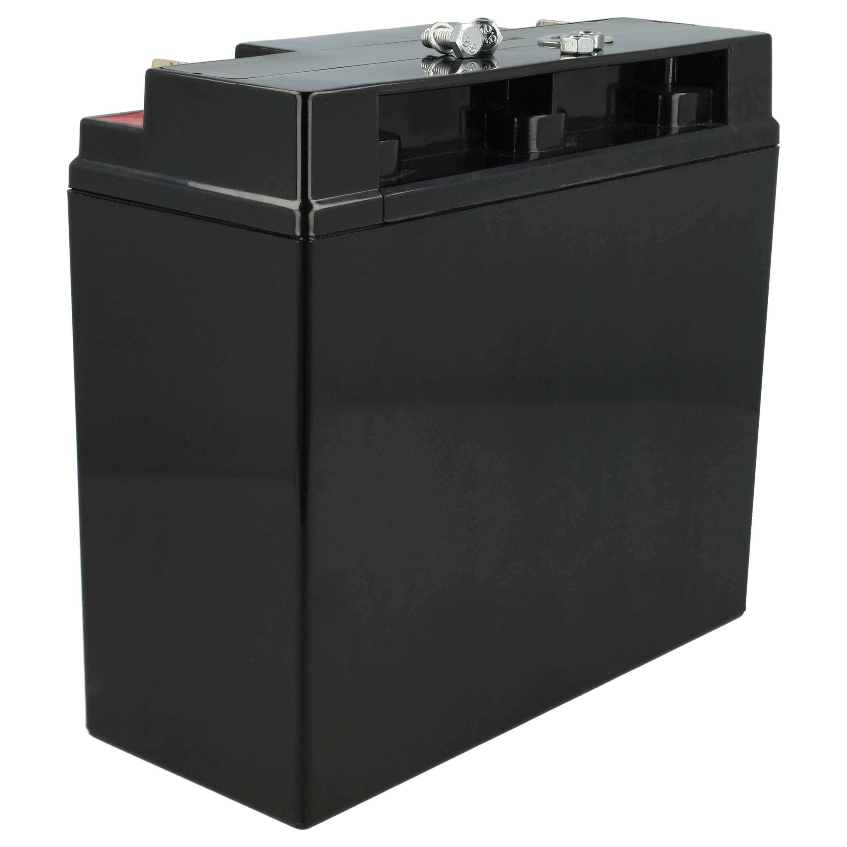 vhbw 2x Akku Ersatz für AGM10 für USV (20 Ah, 12 V, AGM)