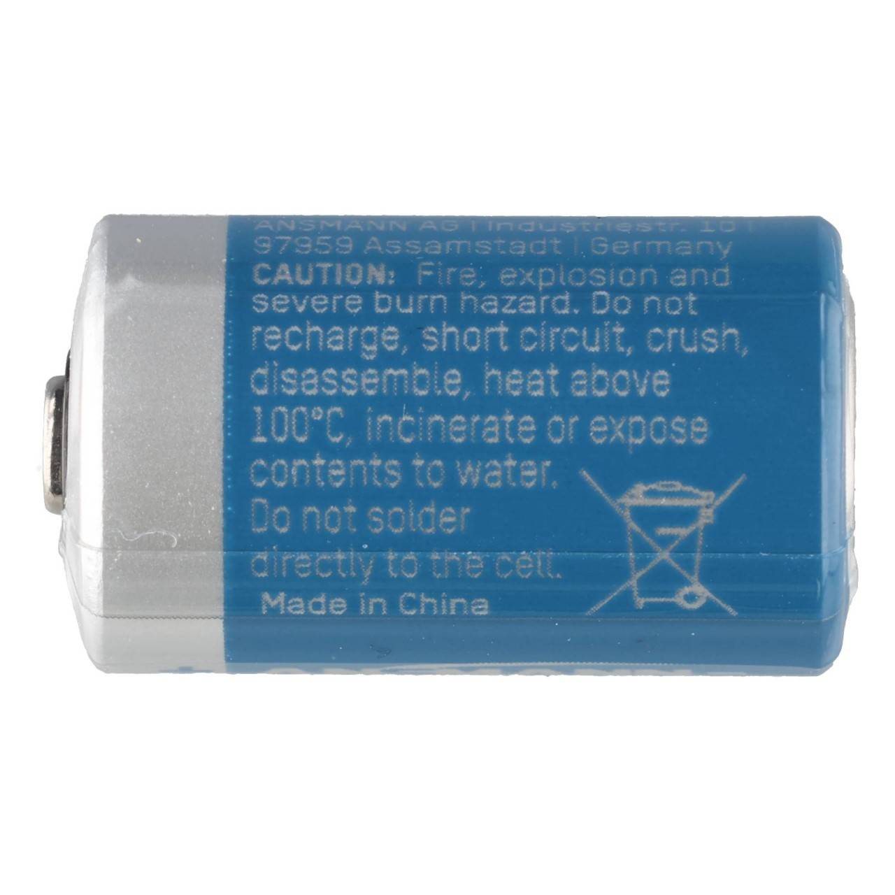 Lithium Batterie 3.6Volt, ER14250-1/2AA, 25,2x14,5mm, Einweg-Batterie