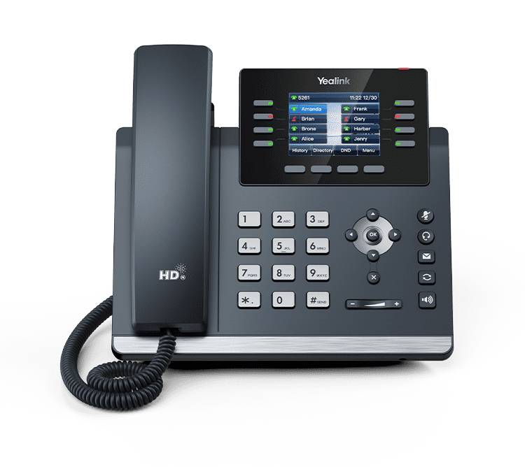 SIP-T44W, IP-Telefon, Grau, 8 Zeilen, 1000 Eintragungen, LCD, 7,11 cm (2.8")