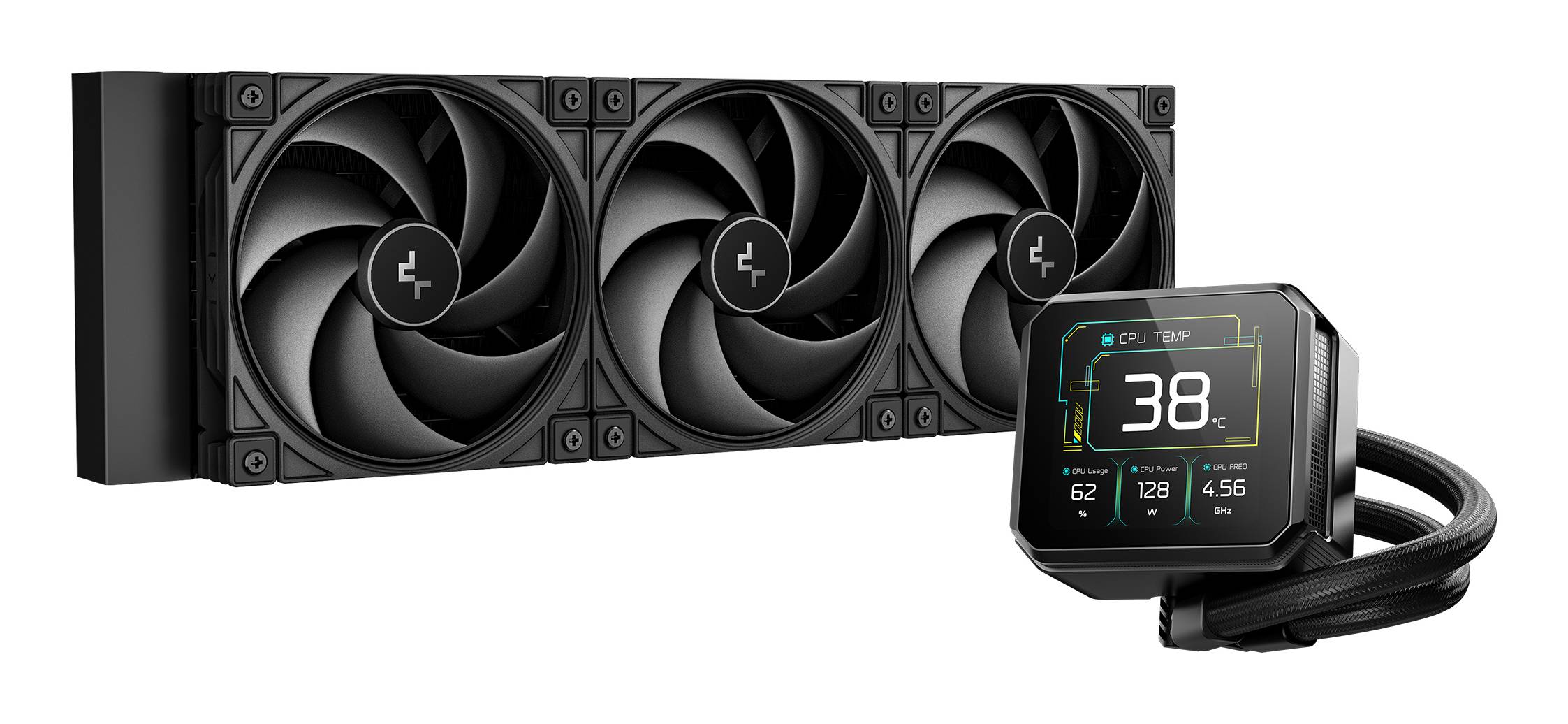 DeepCool SPARTACUS 360 | AiO-WasserkühlungKomplett-Wasserkühlung / 3x 120 mm