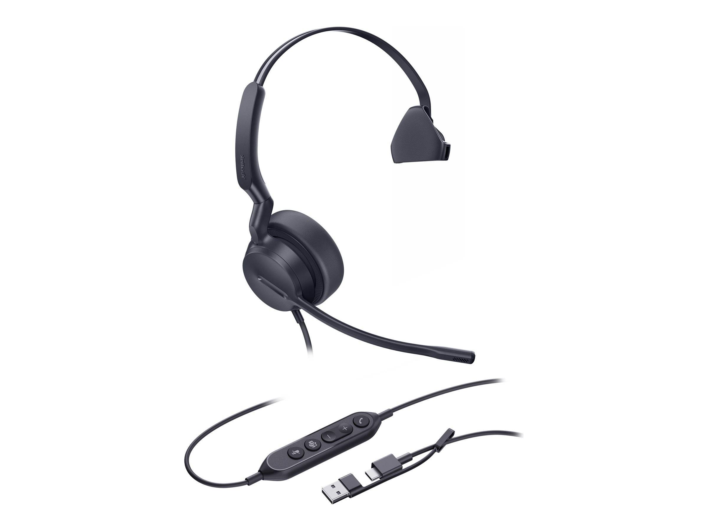 Yealink UH42 Mono USB-C/A Headset Eingabe / Ausgabe Kopfhörer & Headsets