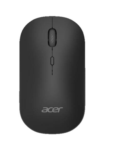 Acer AMR130 - Maus - optisch - 4 Tasten - kabellos - 2.4 GHz, Bluetooth 5.2 - kabelloser Empfänger (USB)