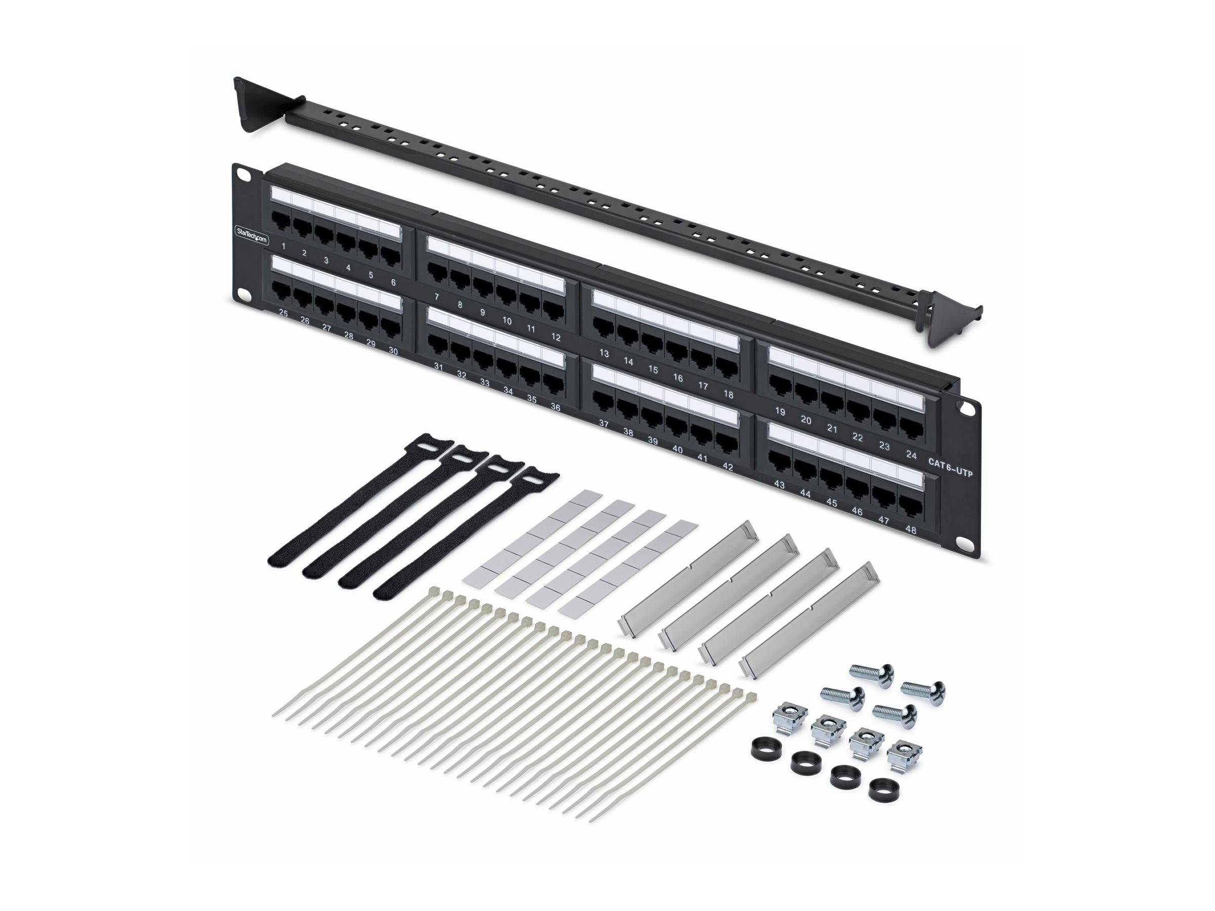 StarTech.com Patch Panel - 110 Abdrückgerät - Rack montierbar - CAT 6 - UTP -