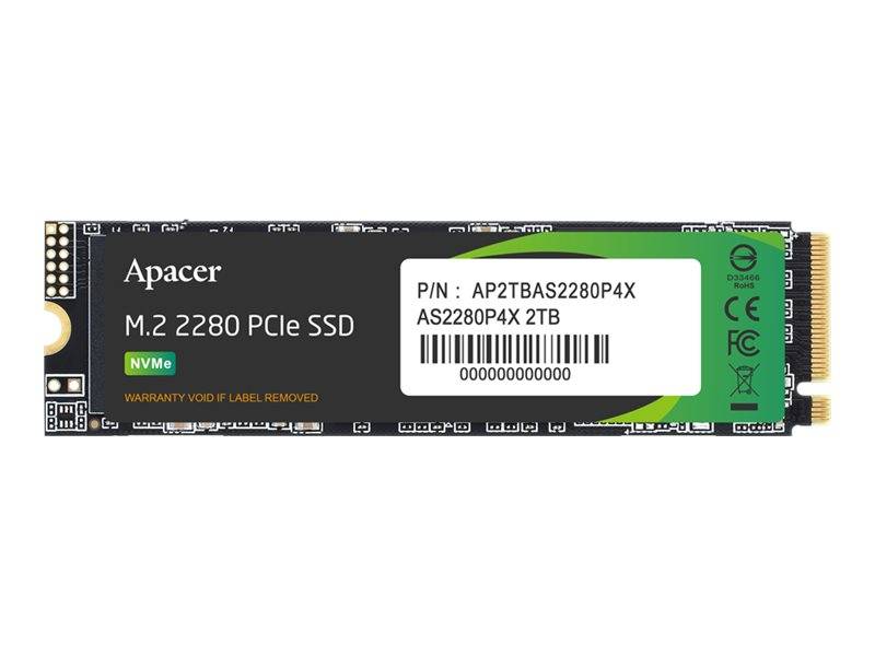 Apacer AS2280P4X - SSD - 1 TB - intern - M.2 2280 - PCIe 3.0 x4 (NVMe)