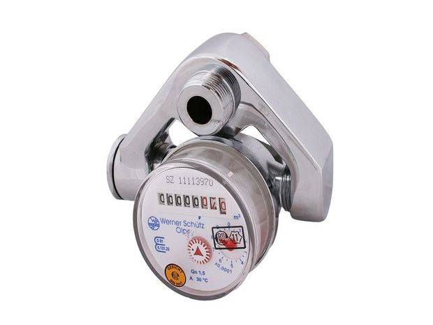 JS Badewannenzähler BW-K bis 30 °C, Q3=2,5 m³/h, Baulänge 80 mm