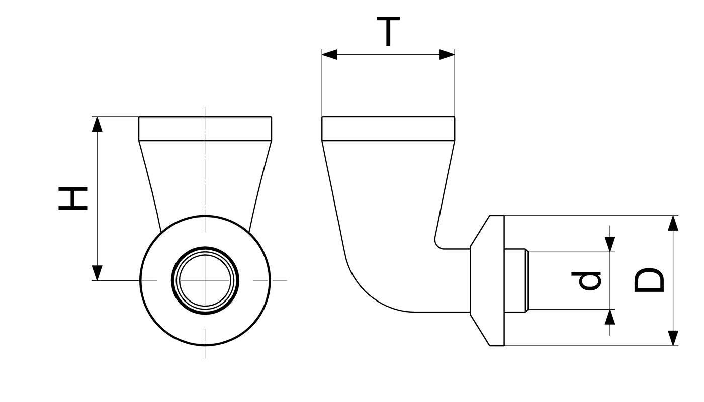 Schlösser Armaturen ABLAUFTRICHTER EINFACH MIT ROSETTE, AG3/4", VERCHROMT