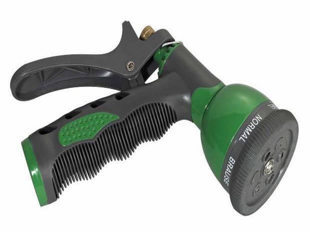 Schlösser Garten-Handbrause mit Dichtung, 3/4" IG, Leichtmetall, Kunstoffbeschichtung