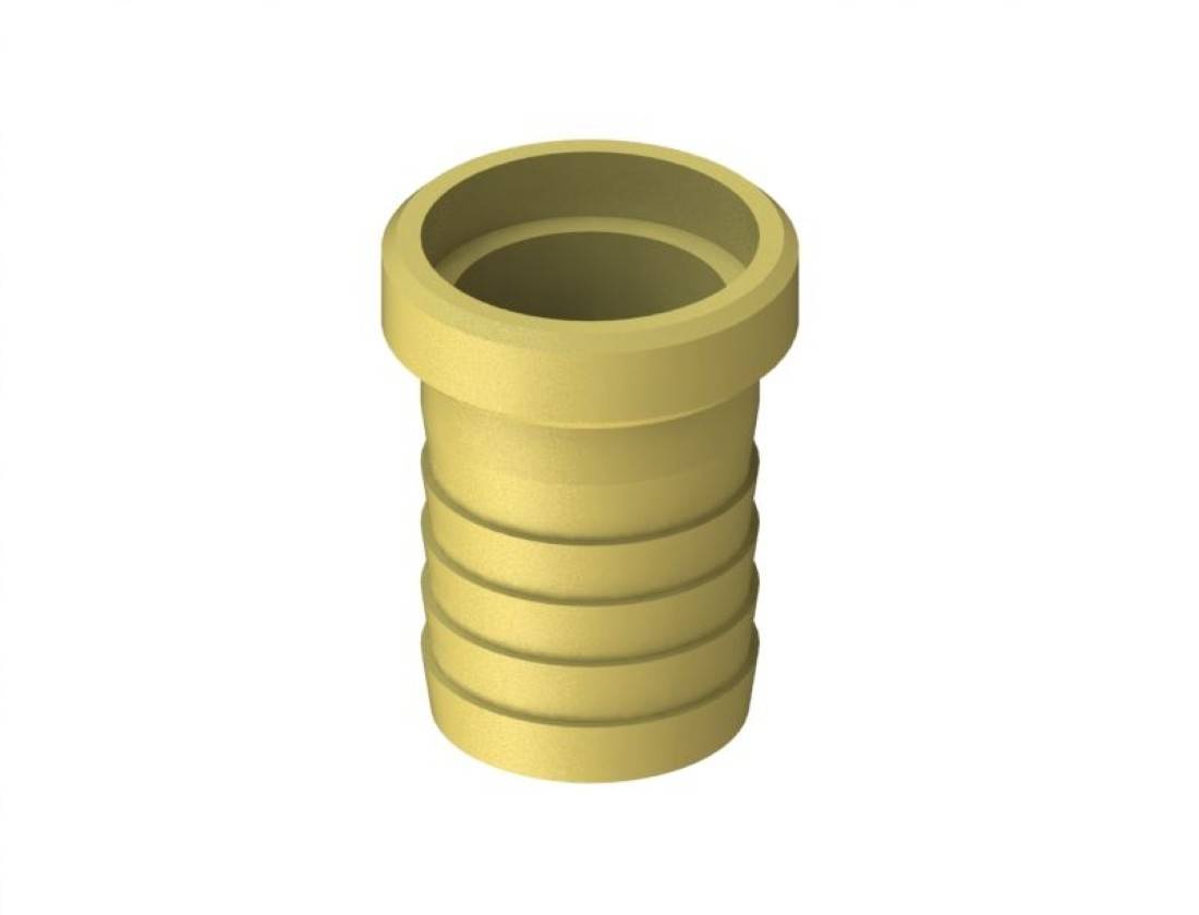 JS VATERTEIL 1 1/4"x1 1/4", MESSING