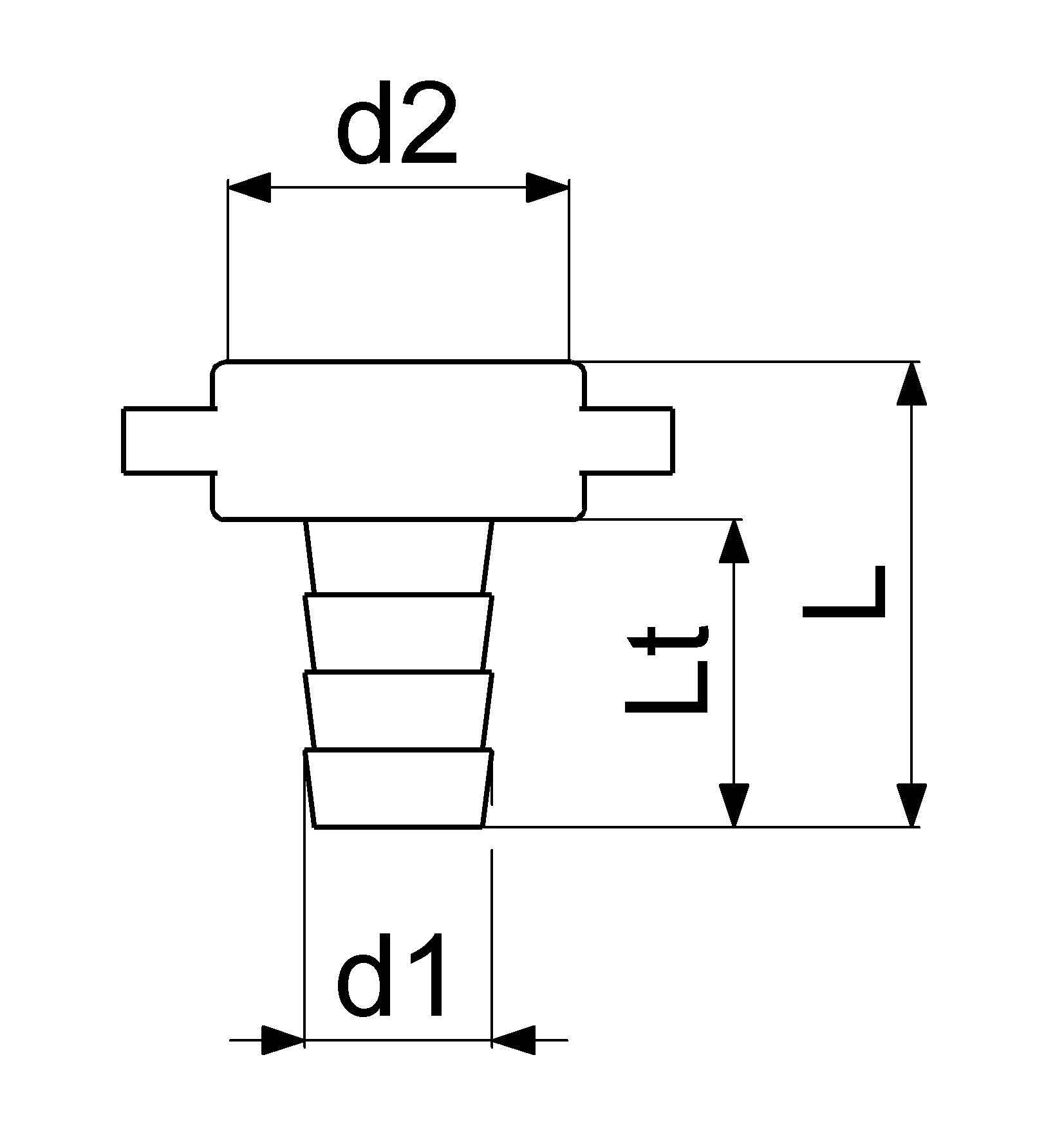 JS MS-SCHLAUCHVERSCHRAUBUNG, 2-TLG FLACHDICHTEND, 1/2"x3/4", CHROM