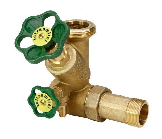 JS ABZWEIG-T-VENTIL, FREISTROM N.ST.SP.,DN32,EING.1 1/4",OB.A.2"
