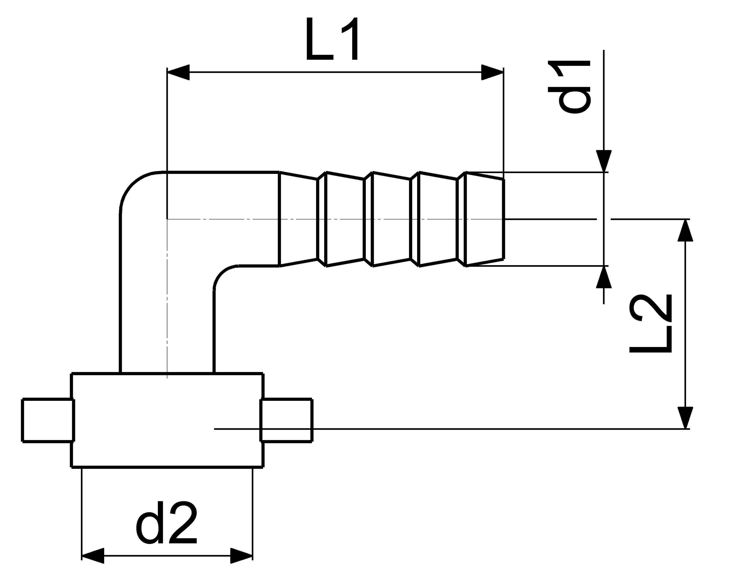 JS WINKELVERSCHRAUBUNG FLACHDICHTEND, 3/8"x1/2", MESSING