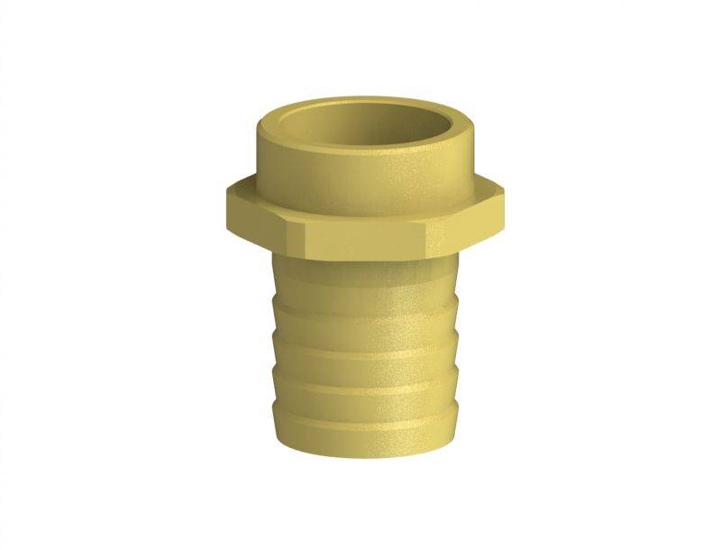 Schlösser Sauger Schlauchstutzen, Tülle 1 1/2", 1/2" AG, Messing