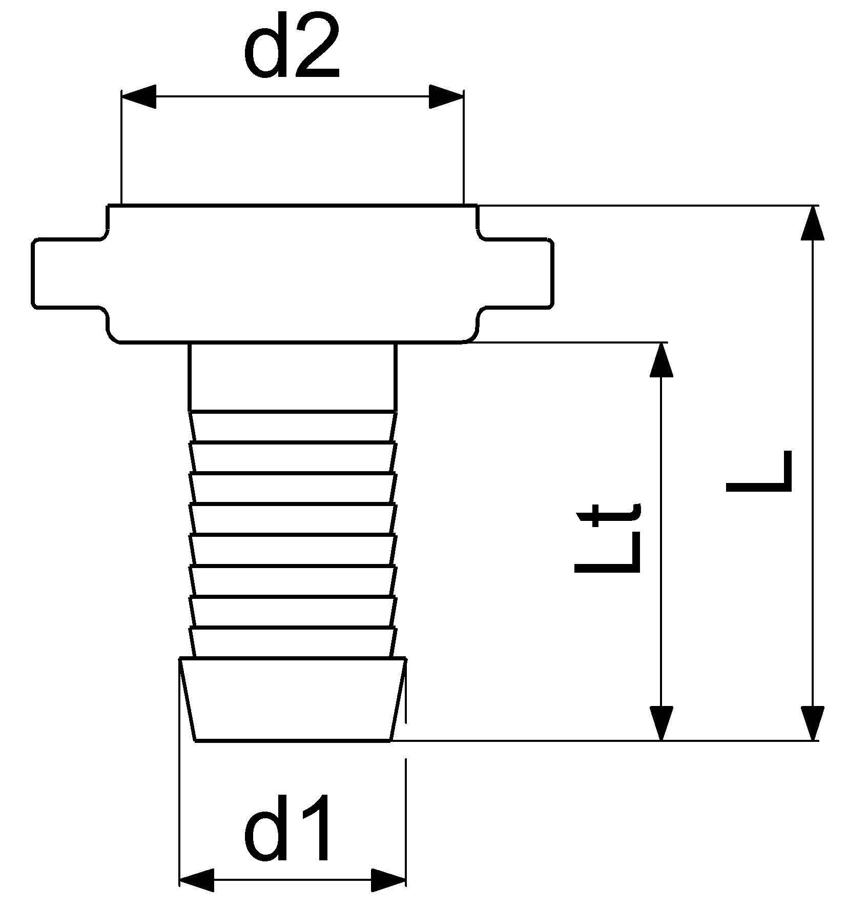 Schlösser Messing-Schlauchverschraubung, schwere Ausführung, 2-teilig, flachdichtend, 3/4" x 1"