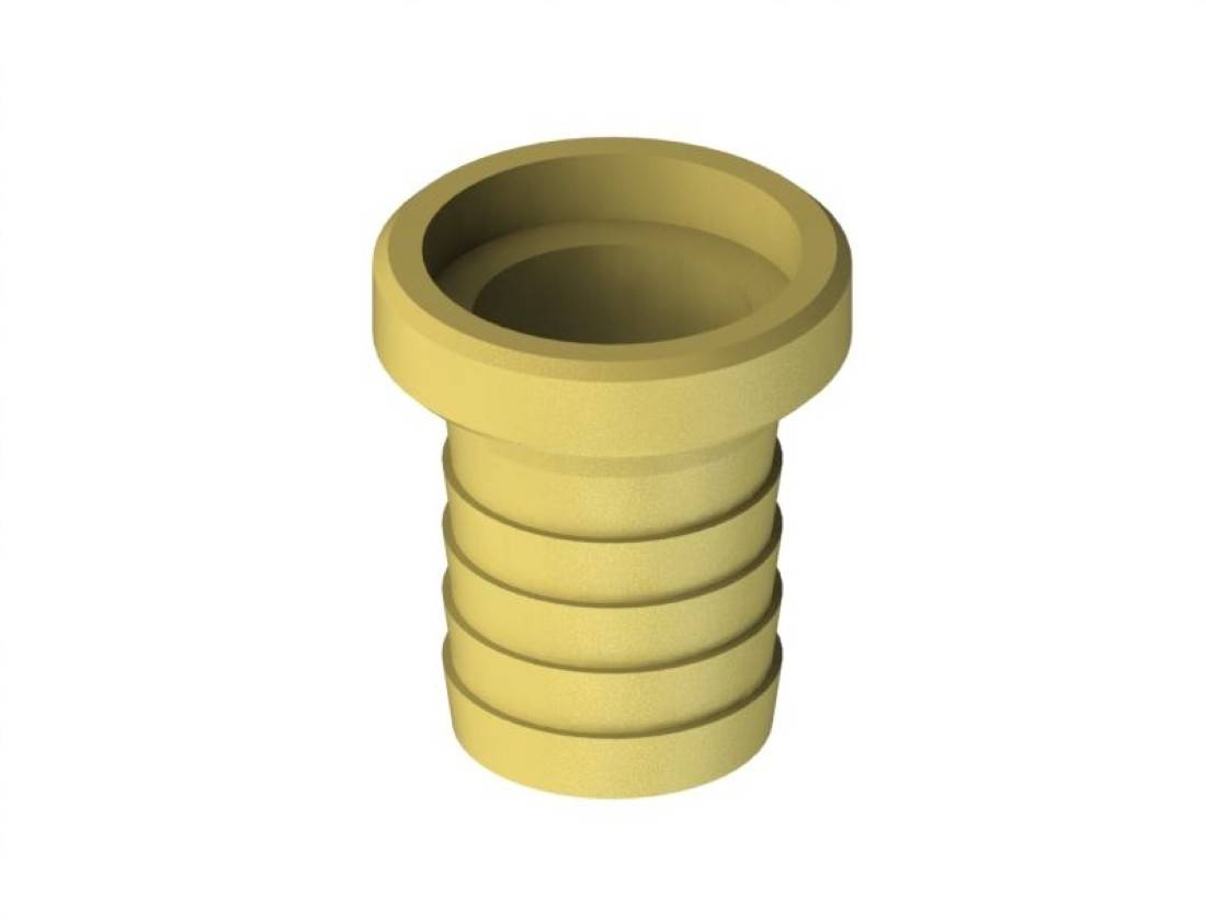 JS VATERTEIL 1 1/4"x1 1/2", MESSING