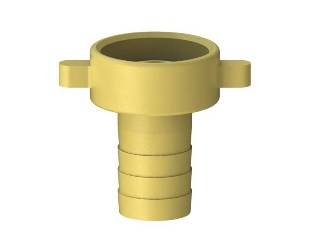 JS MS-SCHLAUCHVERSCHRAUBUNG 2-TEILIG,FLACHDICHTEND,5/8"x3/4"