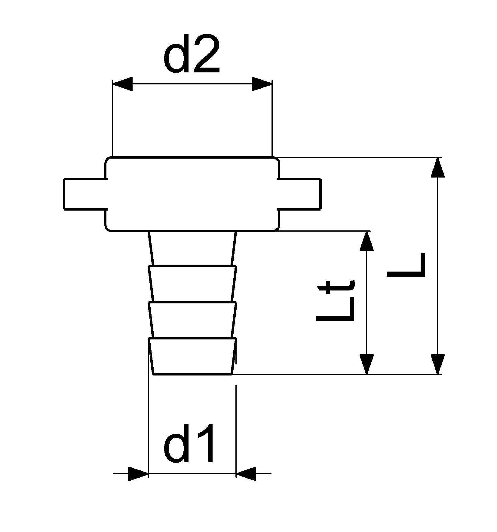 Schlösser Messing-Schlauchverschraubung, 2-teilig, flachdichtend, 3/8" x 1/2", Messing blank