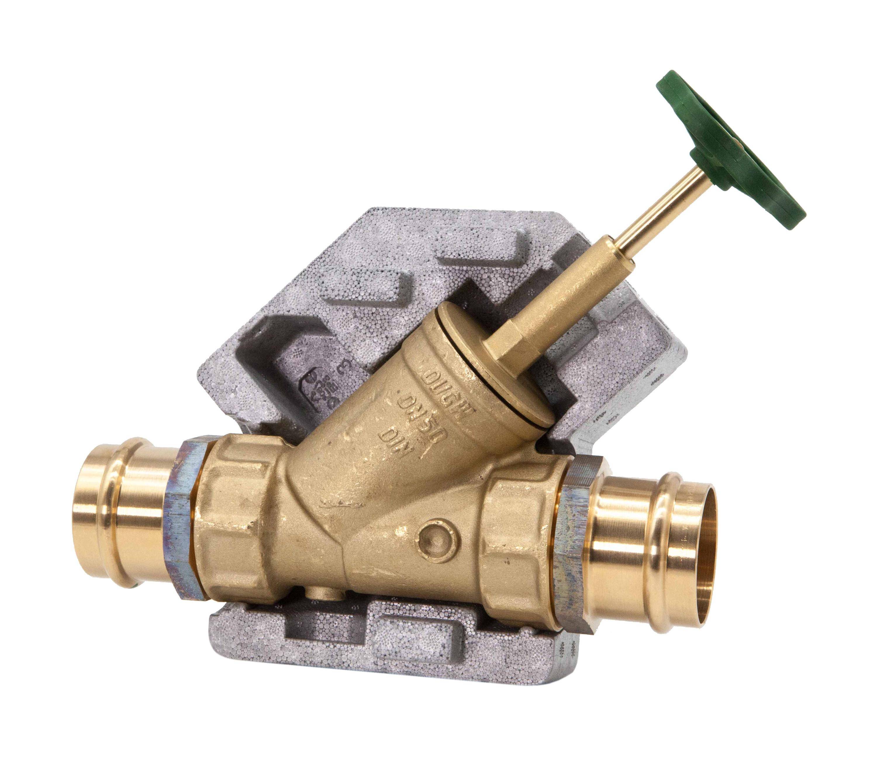 Schlösser Armaturen JS Freistromventil DN50, Press 54 mm, IG, ohne Entleerung, DVGW
