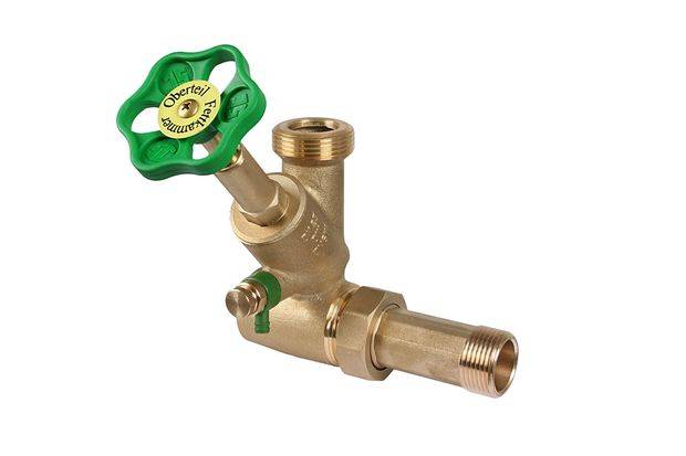 Schlösser Armaturen ABZWEIG-T-VENTIL, FREISTROM ST.SP, DN20, EINGANG 1", OB.A. 1"