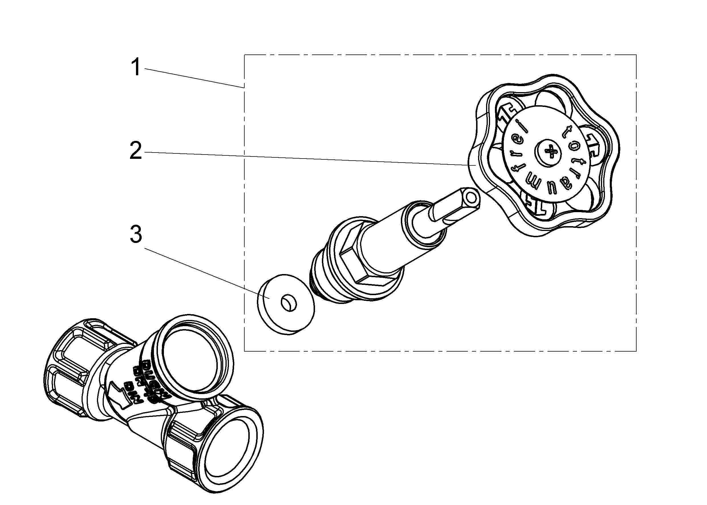 JS Freistromventil Muffenanschluss ohne Entleerung DN15 1/2" Press-Messing DVGW-geprüft