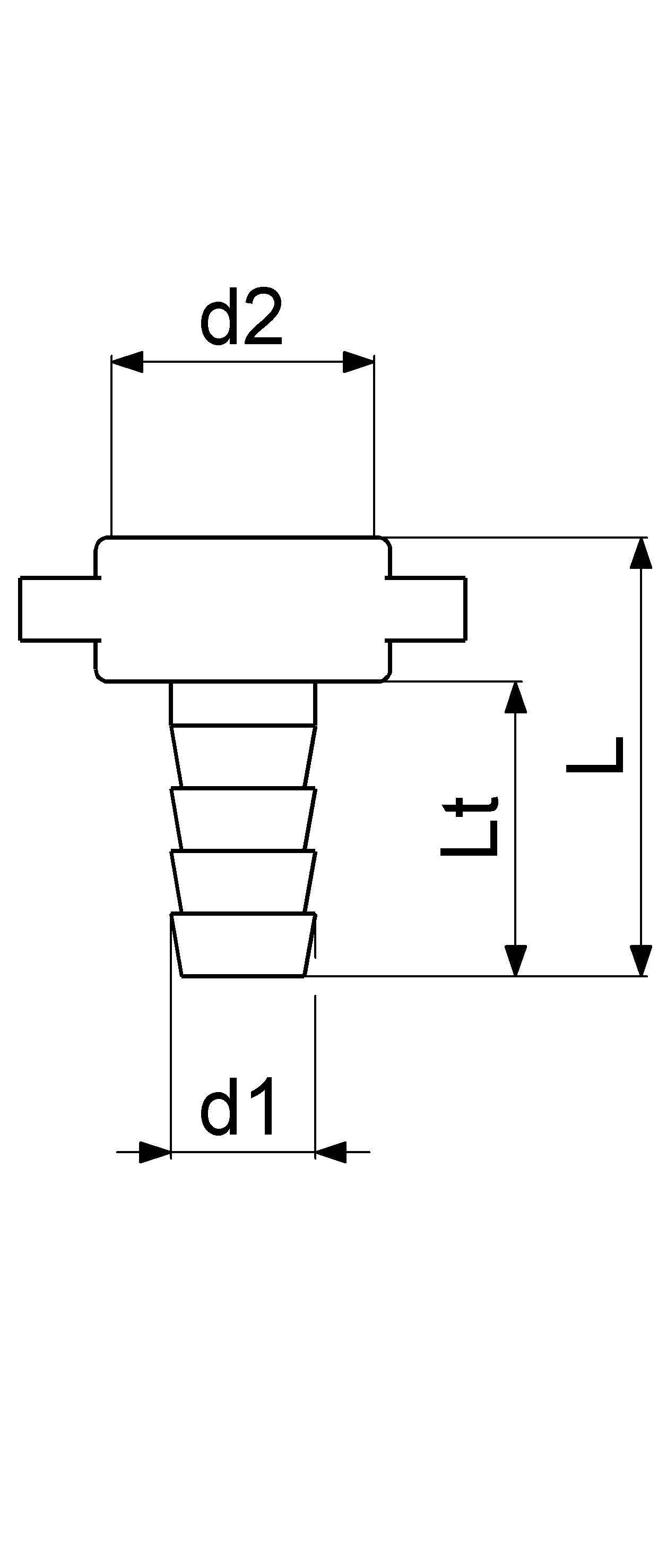 Schlösser Messing-Schlauchverschraubung, 2-teilig, flachdichtend, 3/8" x 1/2", Messing verchromt