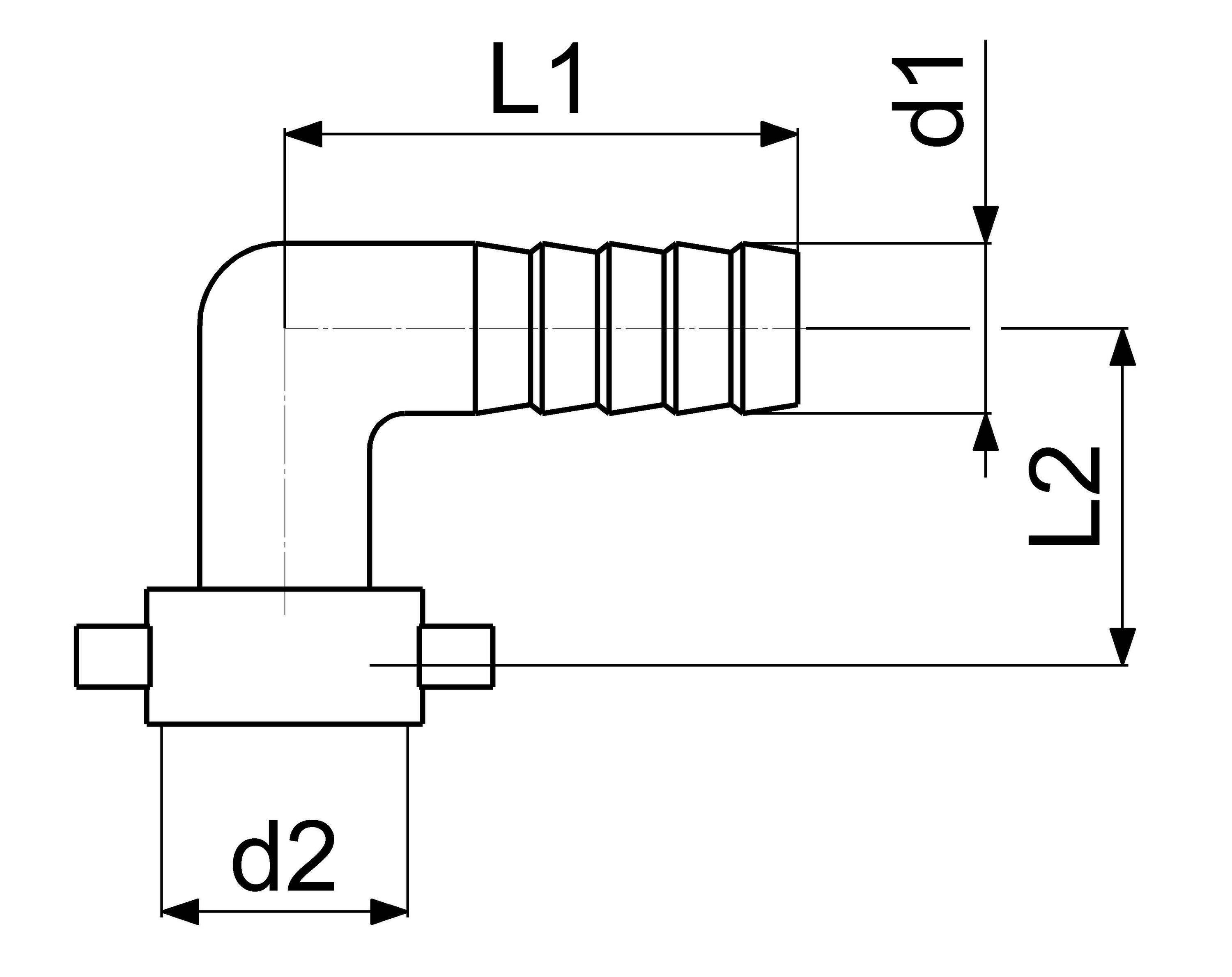 Schlösser Winkelverschraubung flachdichtend, 1/2" x 1/2", Messing blank