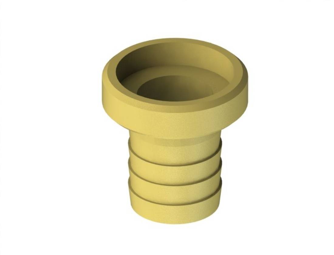 JS VATERTEIL 1"x1 1/4", MESSING