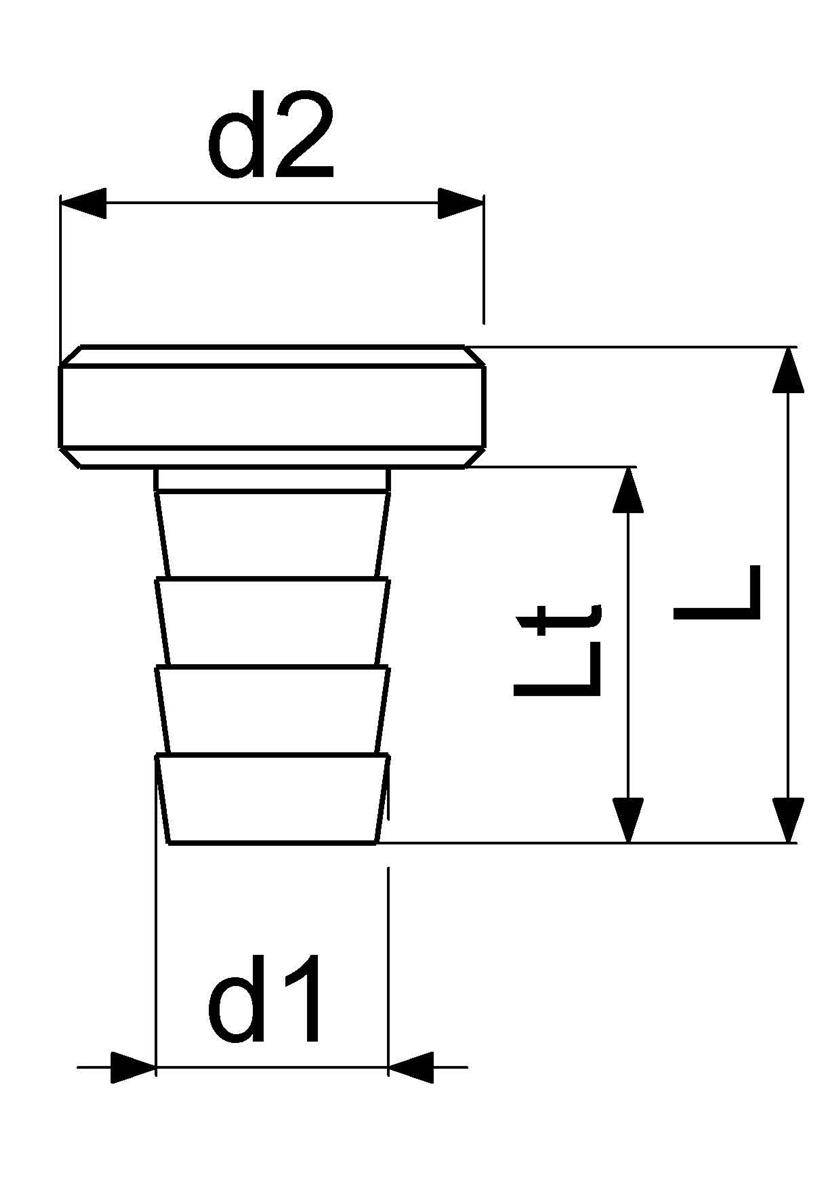 Schlösser Vaterteil, 1/2" x 3/4", Messing