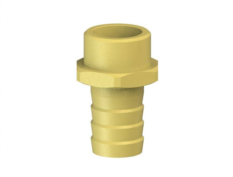 Schlösser Sauger Schlauchstutzen, Tülle 3/4", 3/4" AG, Messing