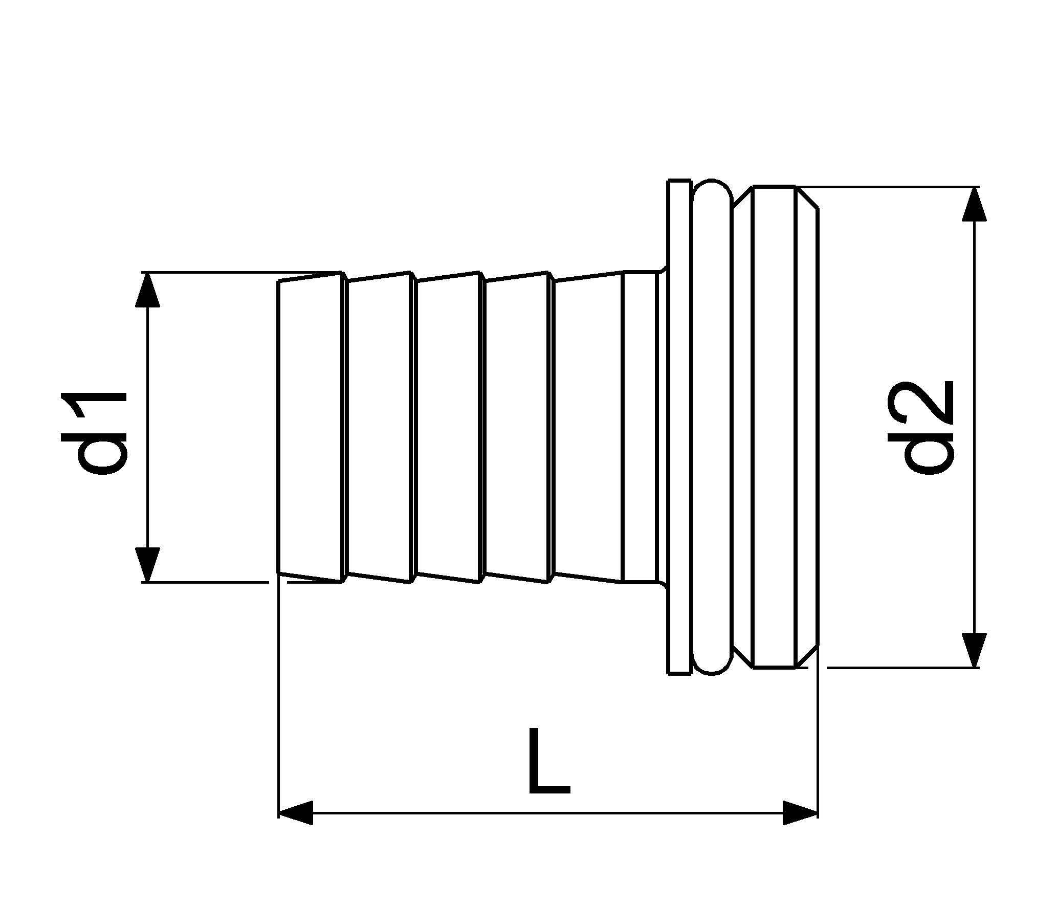 Schlösser Vaterteil mit Wulst und Dichtung, 1" x 1 1/4", Messing