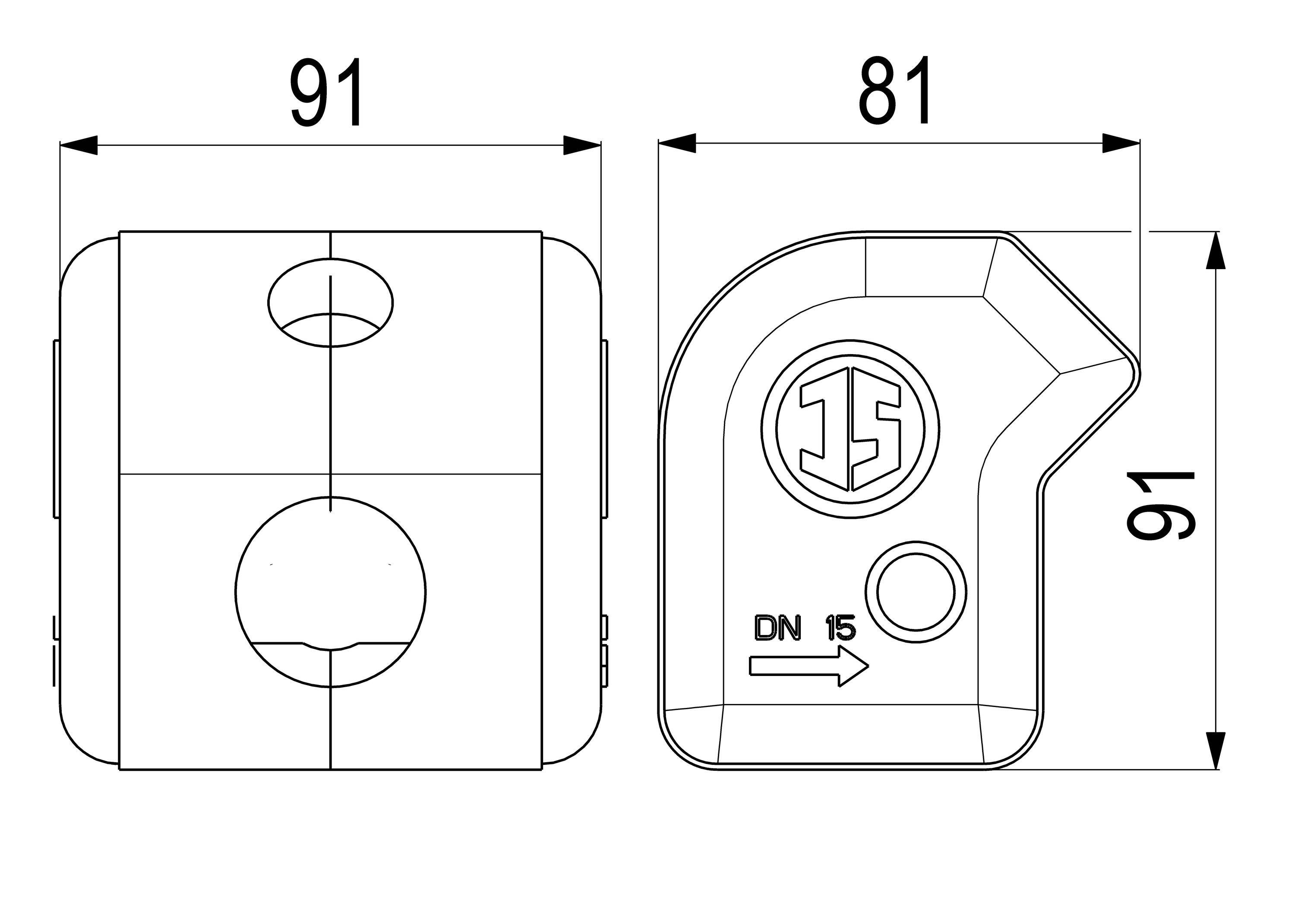 JS DAEMMSCHALE FUER FREISTROM-UND KFR-VENTIL MIT IG, DN15