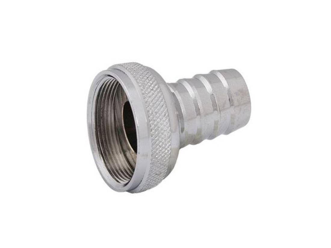 JS MS-SCHLAUCHVERSCHRAUBUNG, 2-TLG FLACHDICHTEND, 1/2"xM22/1, CHROM