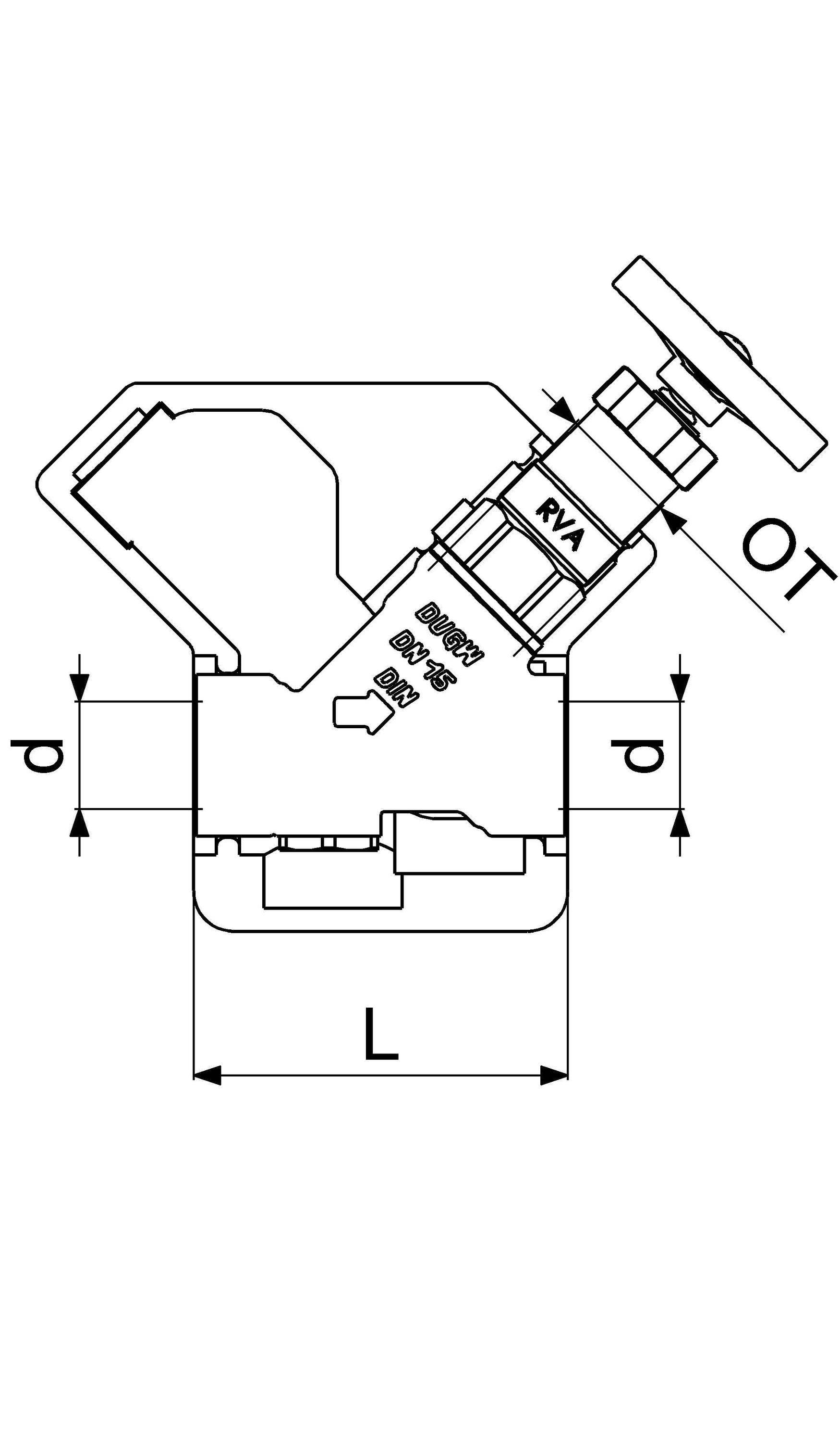 Schlösser Armaturen JS KFR-Ventil DN15, Muffenanschluss, ohne Entleerung, DVGW-geprüft