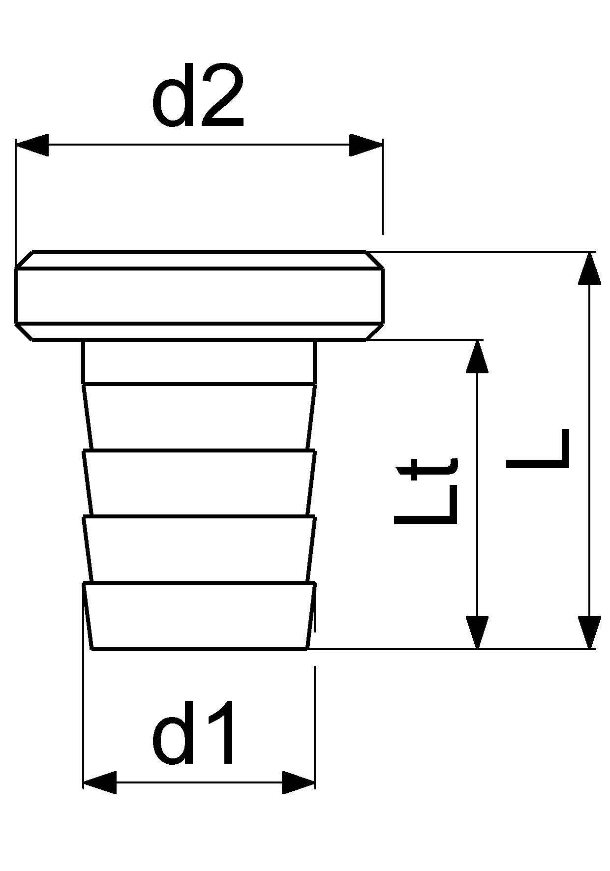 Schlösser Vaterteil, 3/4" x 1", Messing
