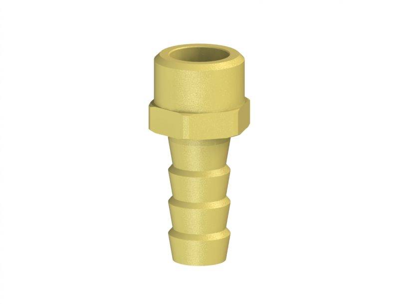 Schlösser Sauger Schlauchstutzen, Tülle 3/8", 3/8" AG, Messing