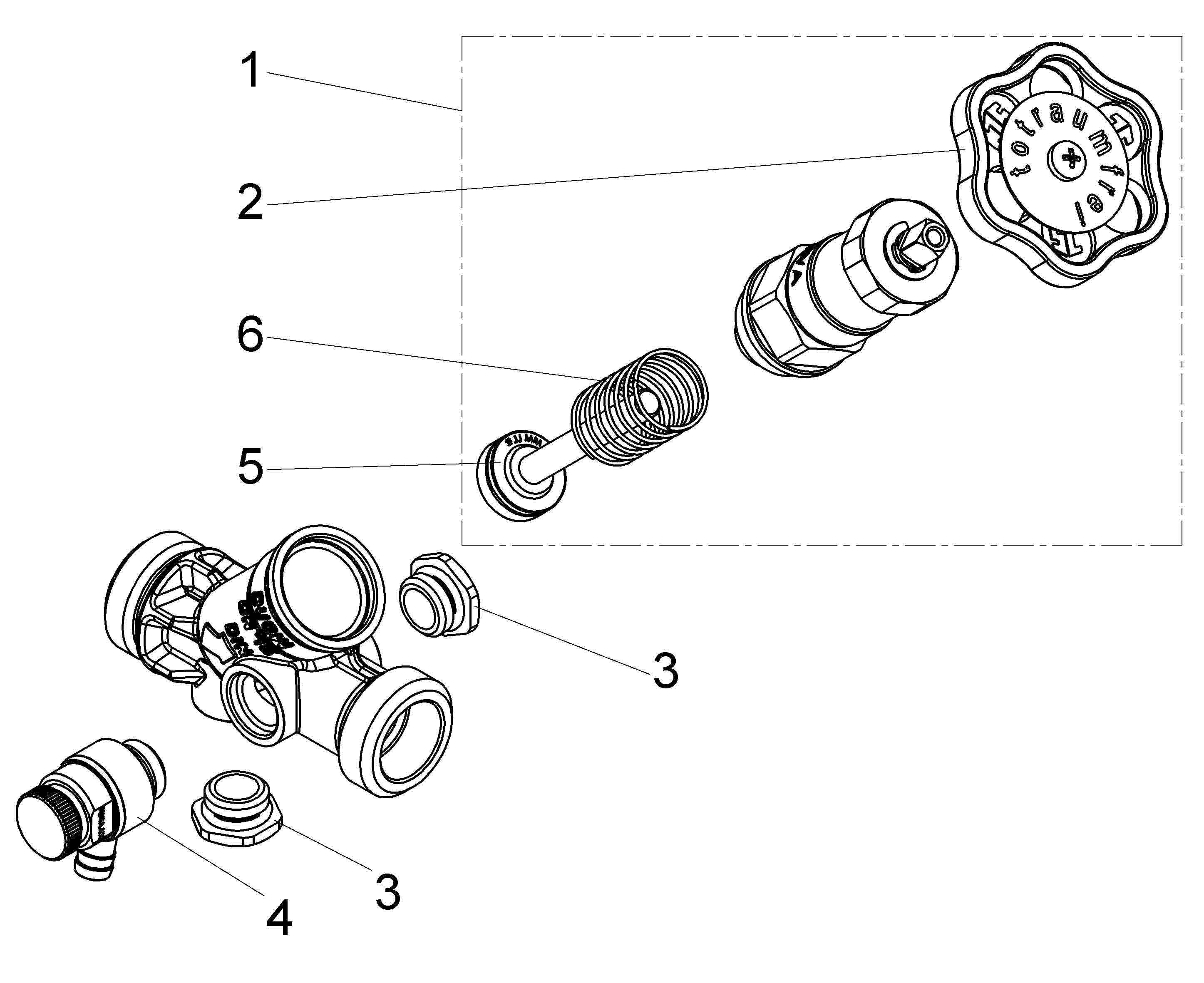 Schlösser Armaturen JS KFR-VENTIL,AUSSENGEWINDE MULTI M.ENTL.,N.ST.SP.,DN15,AG3/