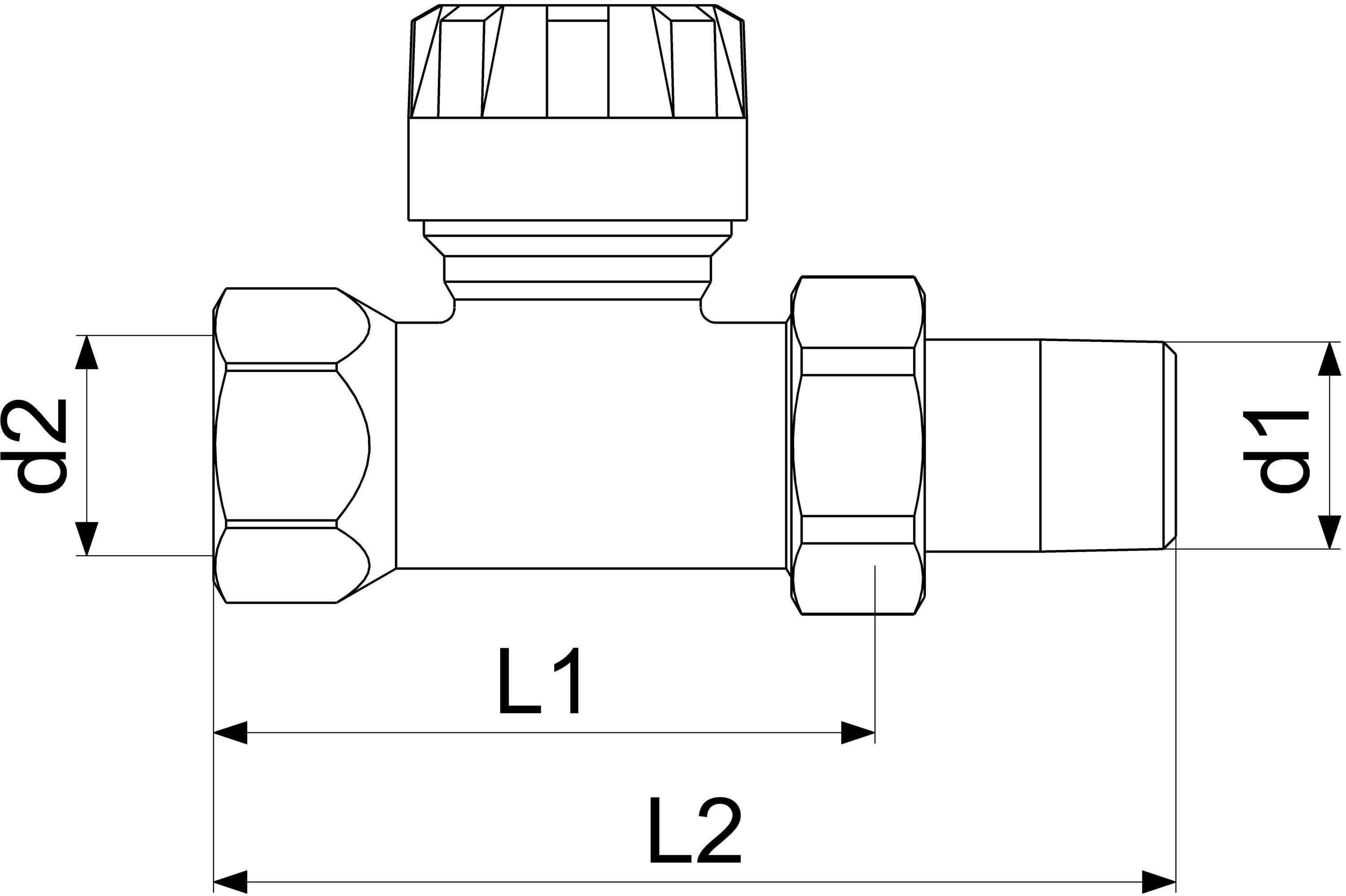 Schlösser Armaturen JS THERMOSTATVENTIL STANDARD DURCHGANGSFORM,DN20,3/4",VERN
