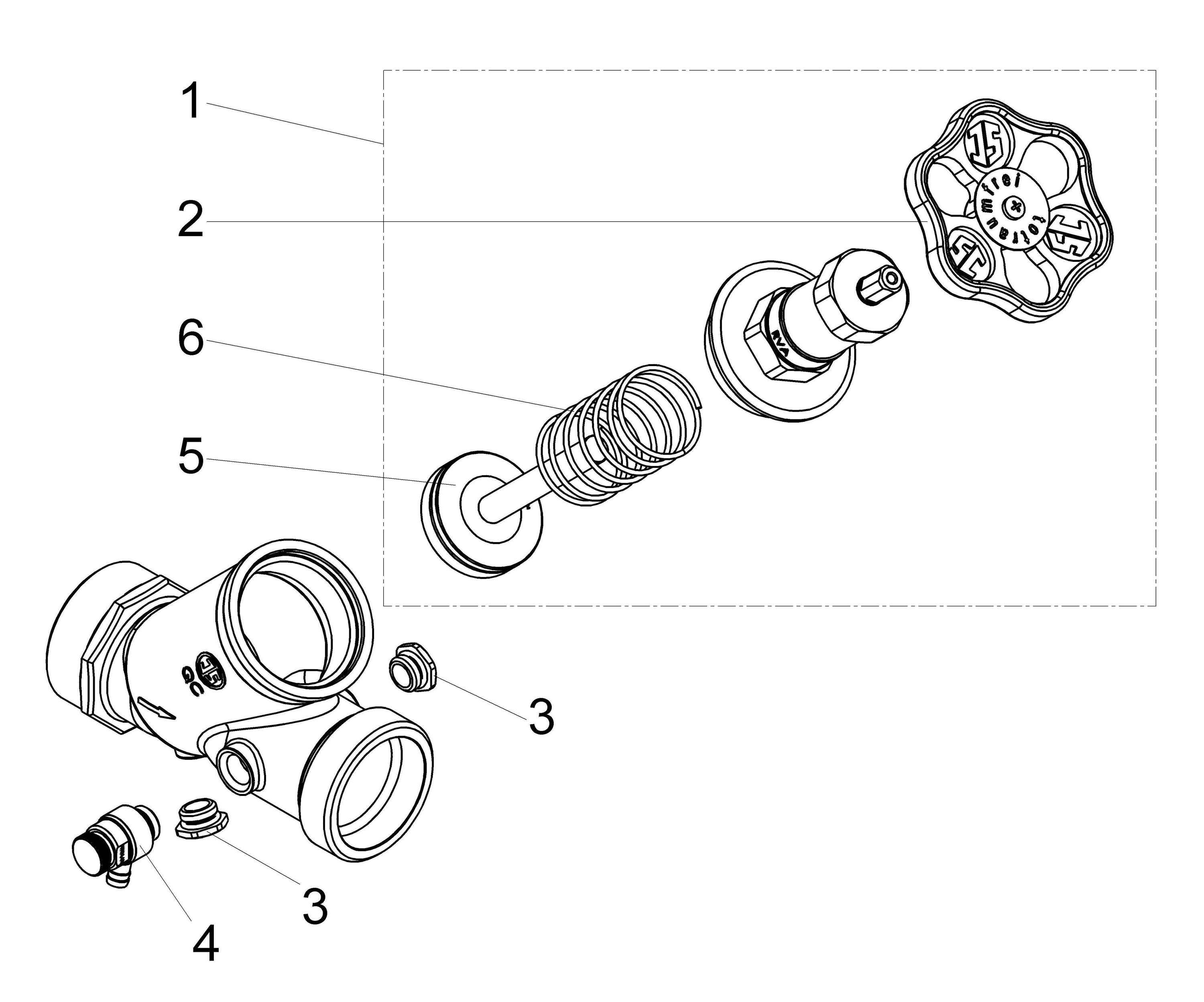 Schlösser Armaturen JS KFR-VENTIL,AUSSENGEWINDE MULTI M.ENTL.,N.ST.SP,DN40,AG1 3