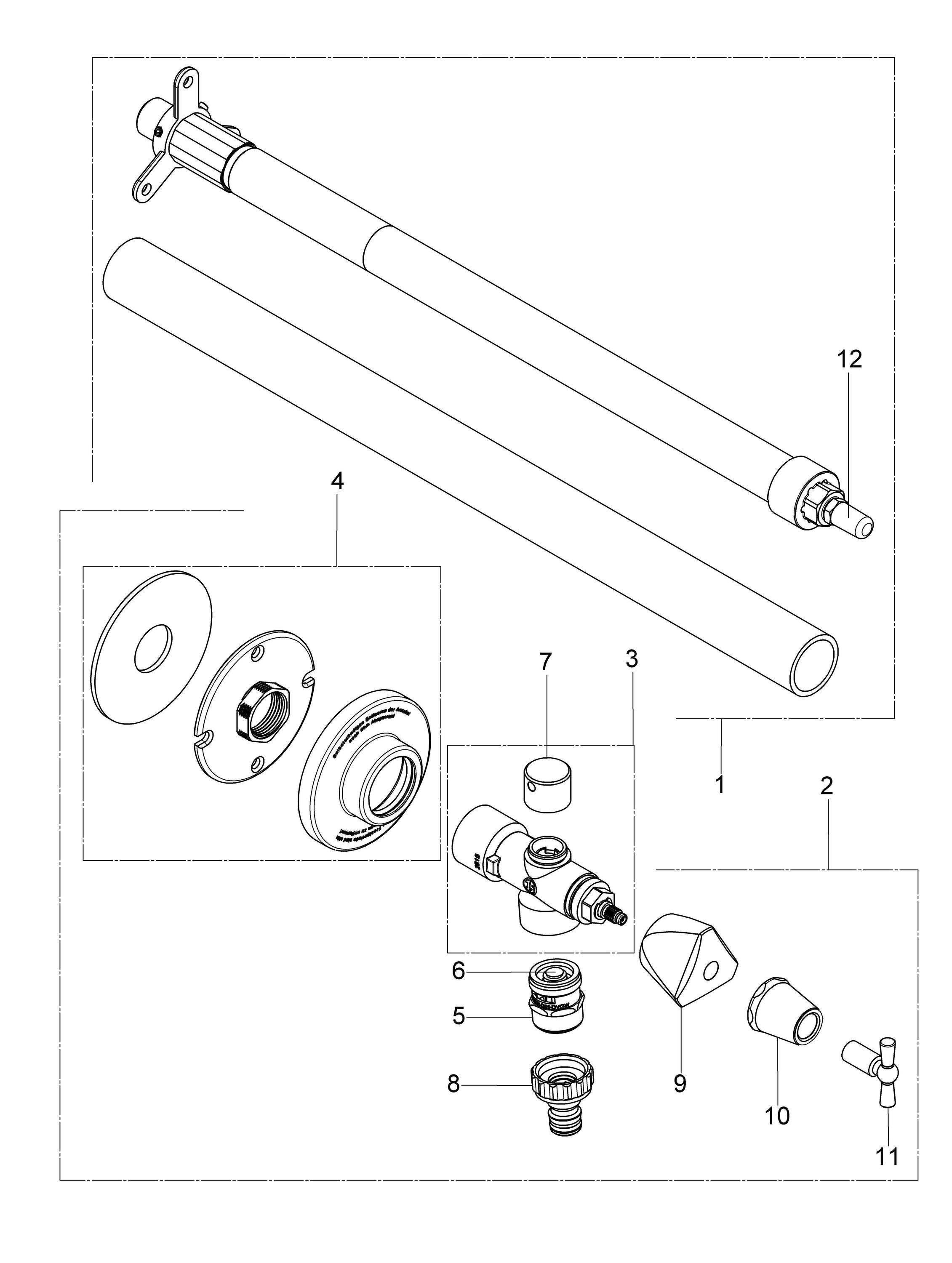 Schlösser Armaturen JS FROST-TEC F. ROHBAU+SANIERUNG RB,RV,SANITAERGRIFF,DN15,CH