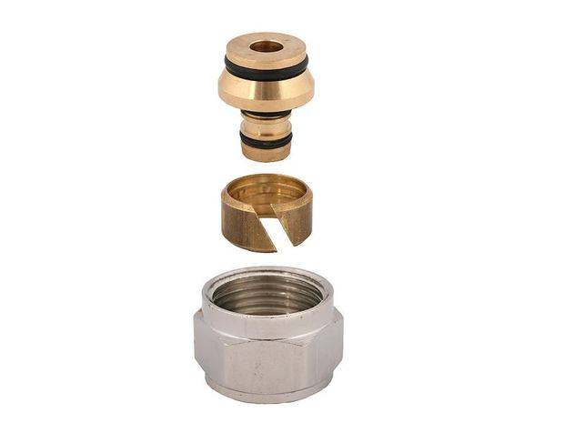 Schlösser Armaturen JS KLEMMVERSCHRAUBUNG F. VERBUND- ROHR D20,UE-MU 3/4",VERNIC