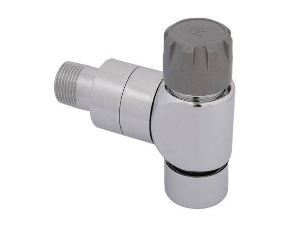 Schlösser Armaturen JS THERMOSTATVENTIL ECKFORM DN15,1/2",EDELSTAHL DESIGN 76
