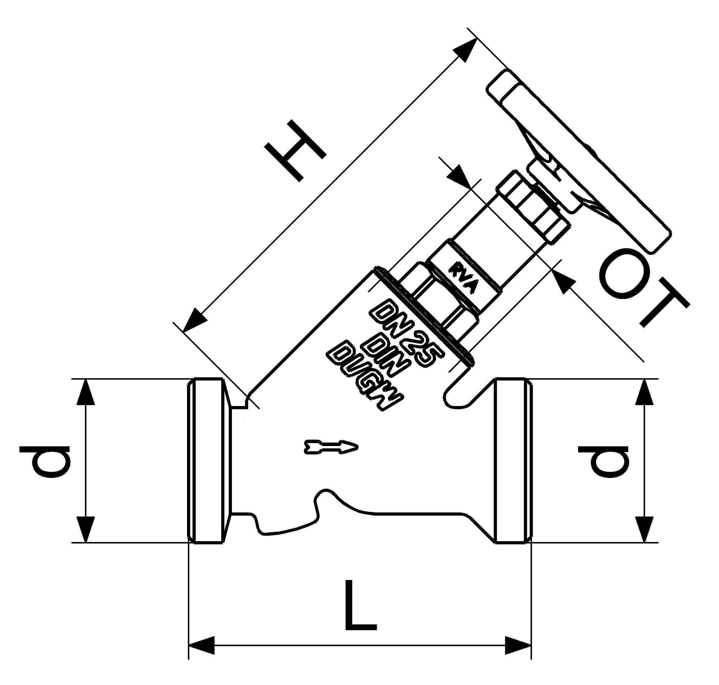 Schlösser Armaturen JS KFR-VENTIL, AUSSENGEWINDE KST O.ENTL.,N.ST.SP.,DN15,AG 1"