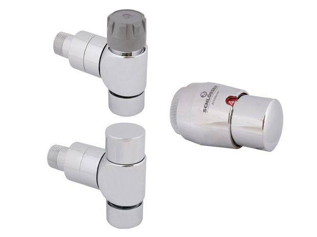 Schlösser Armaturen JS STYLE-TEC-SET, ECKFORM DN15,1/2",EDELSTAHL DESIGN 765