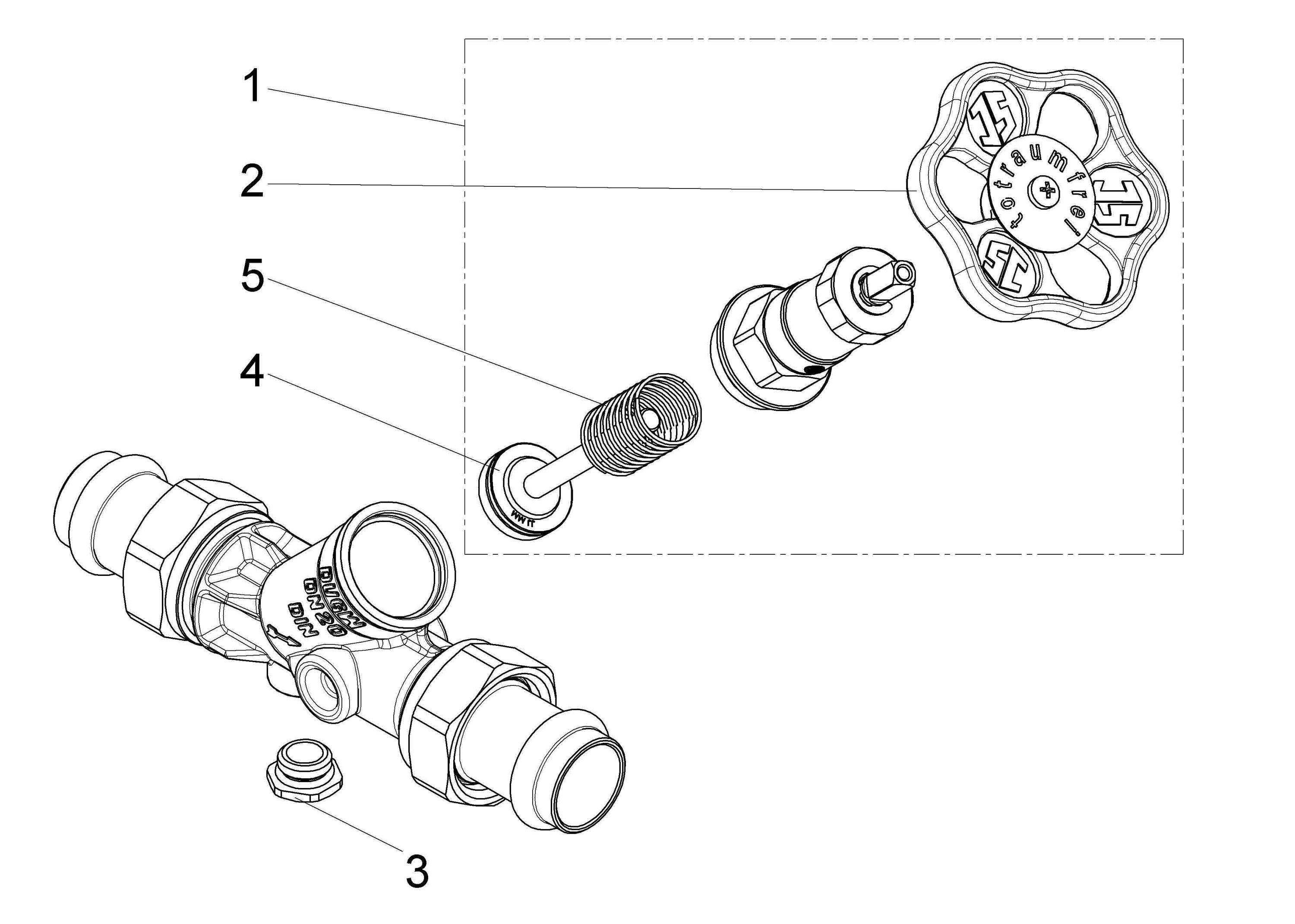 Schlösser Armaturen JS KFR-VENTIL, PRESS AG MULTI O.ENTL,N.ST.SP.,DN20,PRESS22