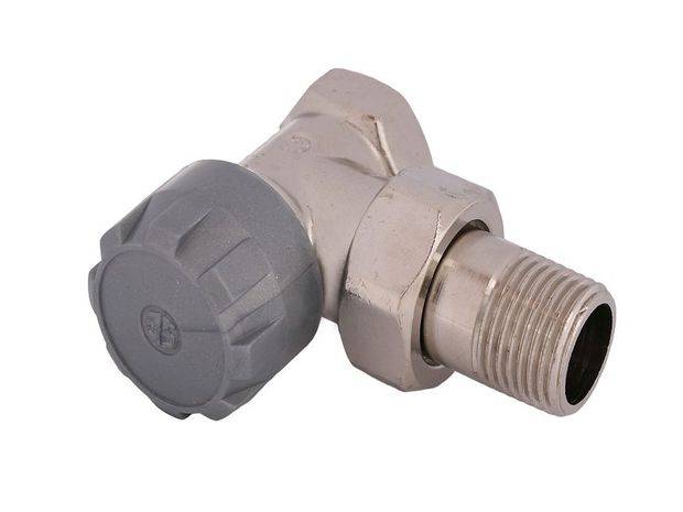 Schlösser Armaturen JS THERMOSTATVENTIL STANDARD ECKFORM,DN15,1/2",VERNICKELT