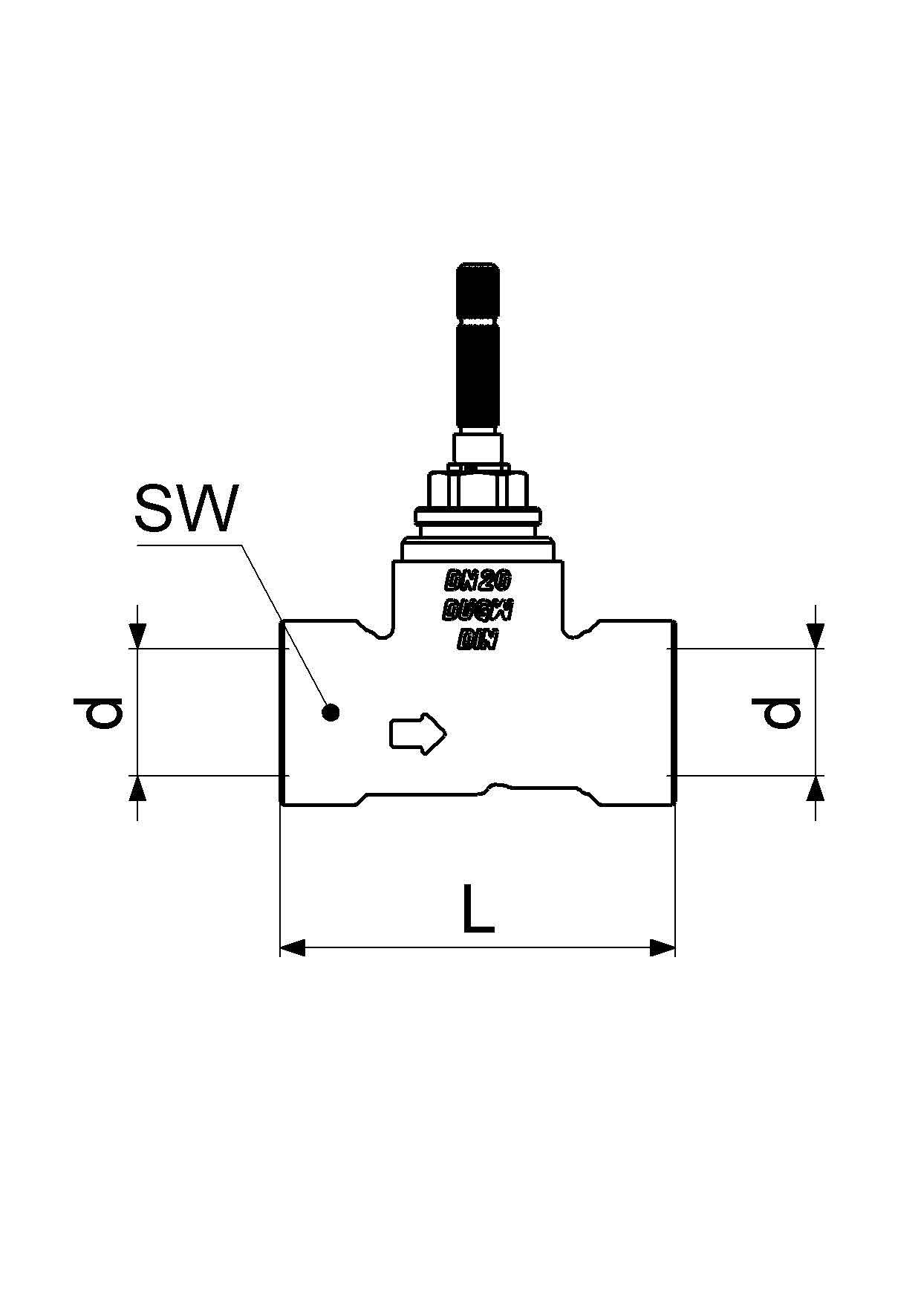 Schlösser Armaturen JS UP-VENTIL VARIABEL MIT EINPUTZHILFE, DN20,3/4" 7659