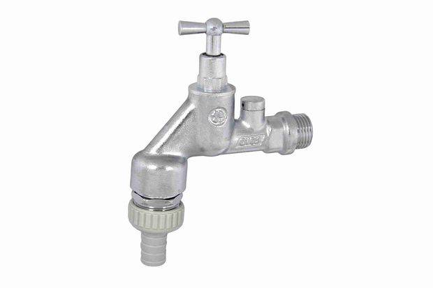 Schlösser Armaturen JS AUSLAUFVENTIL AIR-TEC,MIT RB, RV,SV,KNEBEL-OT,1/2",MATT C