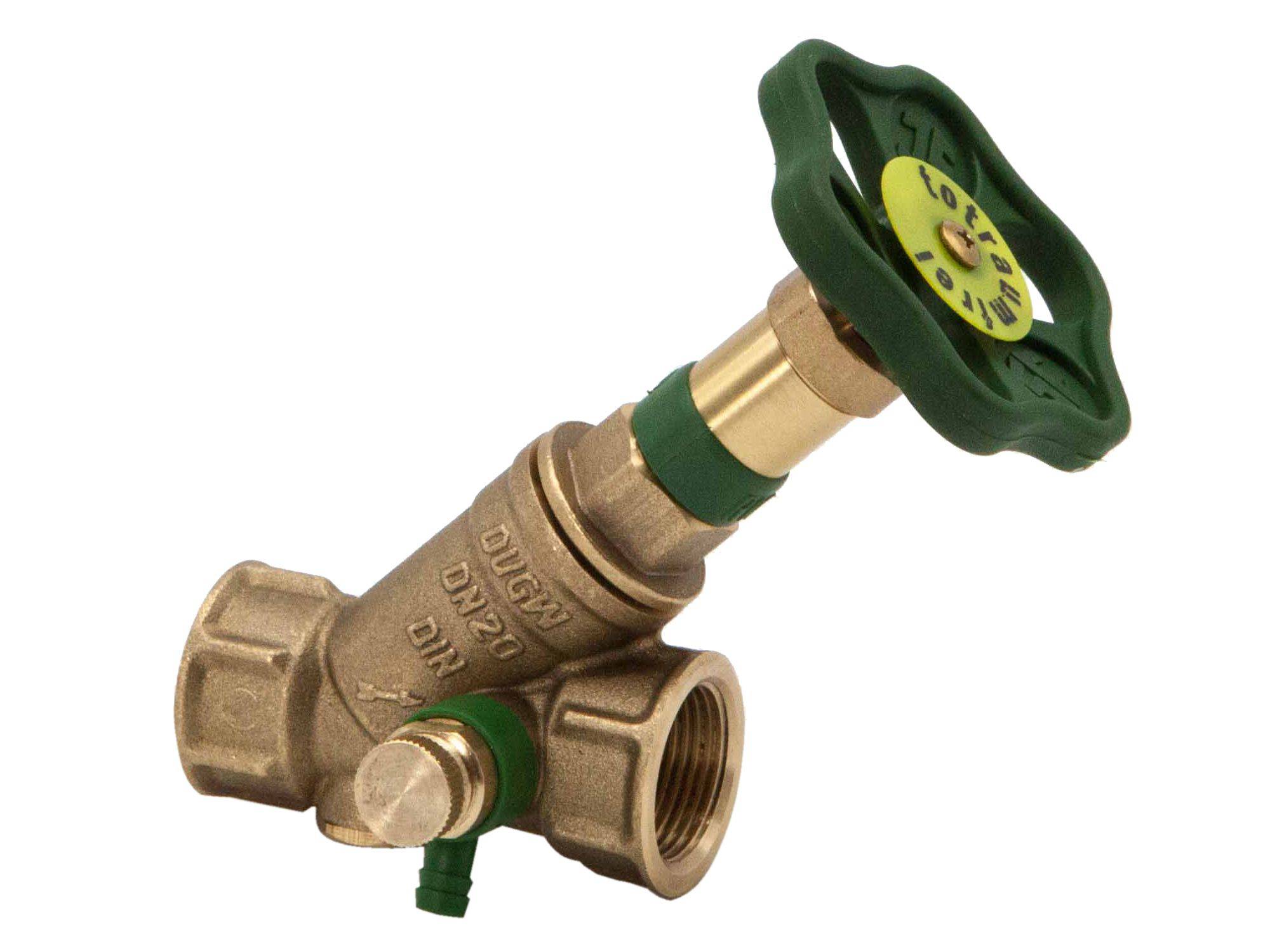 Schlösser Armaturen JS KFR-VENTIL, MUFFENANSCHLUSS M.ENTL.,N.ST.SP.,DN20,IG3/4"