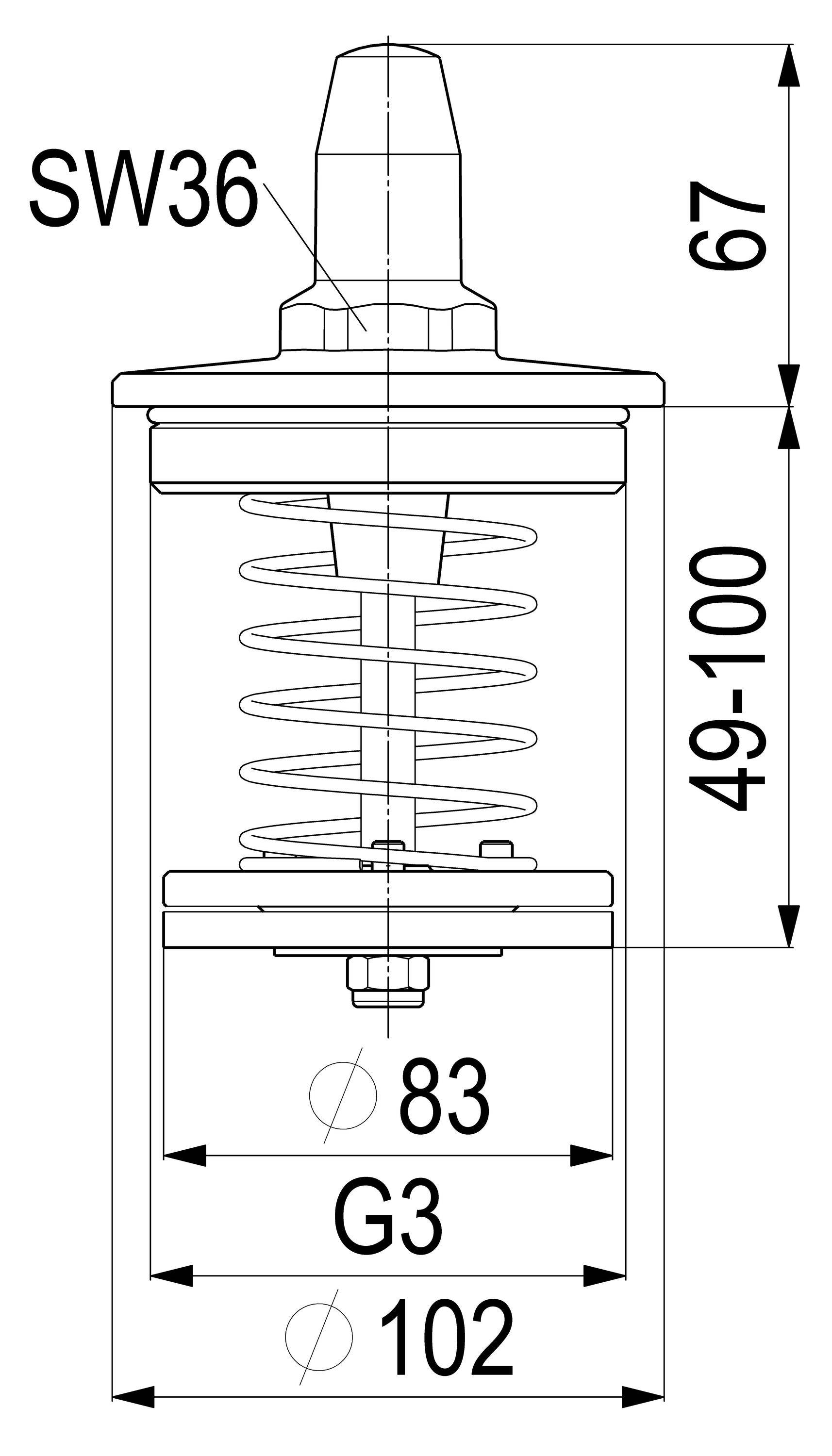 Schlösser Armaturen JS OBERTEIL F. RUECKSCHLAGVENTIL DN80,3",MESSING,EPDM 765893