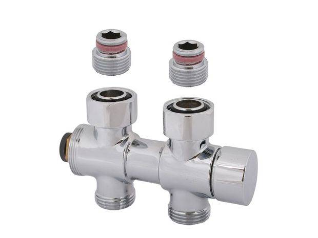 Schlösser Armaturen JS DUOPLEX KOMBIARMATUR,VOREINST. ENTLEERB,DG-F,DN15,1/2",VA
