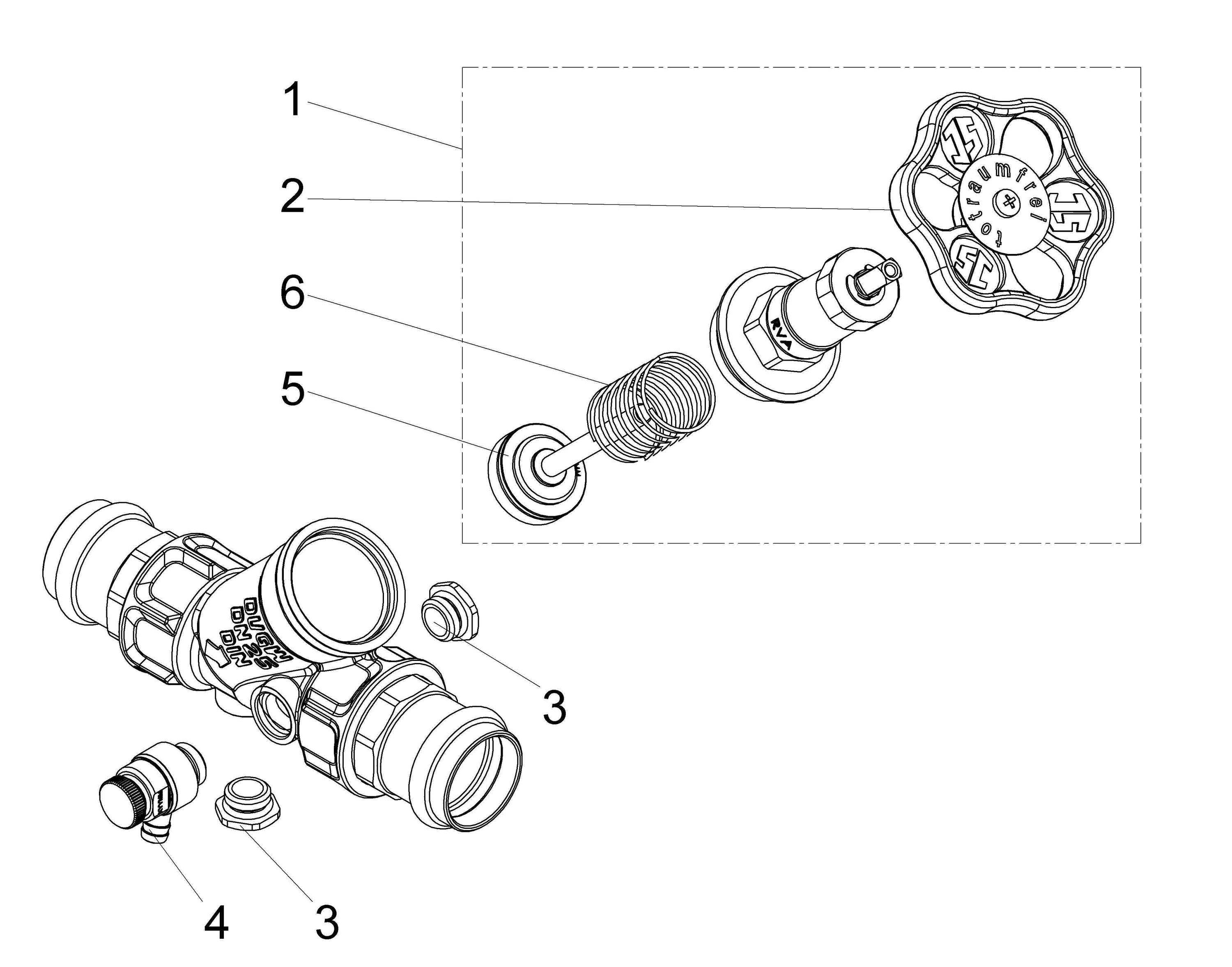 Schlösser Armaturen JS KFR-VENTIL, PRESSANSCHLUSS IG M.ENTL,N.ST.SP.,DN25,PRESS2